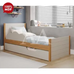 CAMA CIMOL BIBOX ELZA NATURE / OFF WHITE