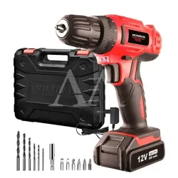 PARAFUSADEIRA E FURADEIRA MONDIAL FPF-06M COM MALETA BAT 12V CARREGADO