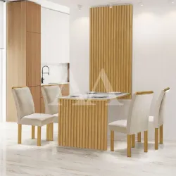 CJ MESA 4C CEL MOVEIS CANCUN RETANGULAR 120X90 TAMPO CANCUN C/VDO CAD.