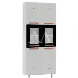 PANELEIRO TELASUL DUPLO 2P C/V NEW MIRAGE BRANCO / PRETO 815312-02