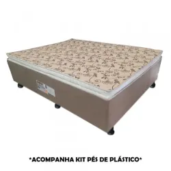 CAMA BOX D28 138X188X42 RUBI C/PILLOW