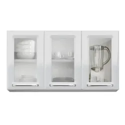 ARMARIO ITATIAIA 3P. ABRIR C/ VIDRO LUCE IPV3 105 BRANCO 1241