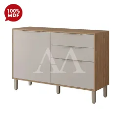 BALCAO MGM 2P 2G DIVINA ESPLENDIDA 120CM CINAMOMO/OFF WHITE