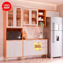 COZINHA MGM BRILHANTE CINAMOMO/OFF WHITE