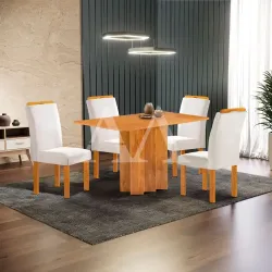 CJ MESA 4C CEL MOVEIS RECIFE RETANGULAR 120X80 TAMPO LONDRES S/VDO CAD