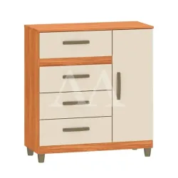 COMODA 4G 1P. ABRIR FELLICCI LEME CINAMOMO/OFF WHITE