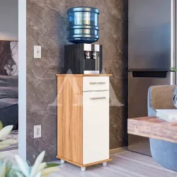 BALCAO NICIOLI 1P 1G ISIS SIMPLES FREIJO/OFF WHITE CRISTAL