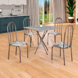 CJ MESA 4C MOVEIS TEIXEIRA UBATUBA QUADRADA 70X70 PARAOPEBA / MARTELAD