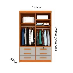 ROUPEIRO 2P. CORRER 6G TCIL CHICAGO C/PES CINAMOMO / OFF WHITE