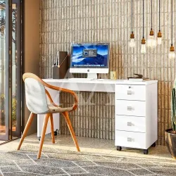 ESCRIVANINHA LUKALIAM DUBAI 4G BRANCO BRILHO