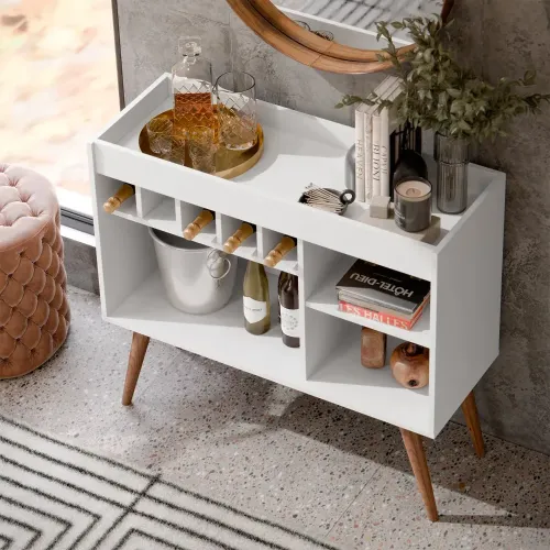 APARADOR EJ C/ ADEGA NEW ODIN BRANCO