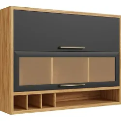 ARMARIO RONIPA 2P. ABRIR BASCULANTE REFLECTA SYRAH 120CM AMENDOA/CHUMB