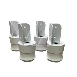 KIT TCIL PES C/4 PLASTICO C/ REGULAGEM BRANCO