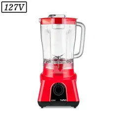 LIQUIDIFICADOR MULTILASER TURBO LQ903 900W 8 VEL 127V VERMELHO