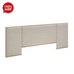 CABECEIRA DE CASAL ROBEL CONCEPT 1.58 C/2 PAINEIS LATERAIS ESTOFADA HA