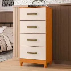 COMODA 4G ALBATROZ MOBI CINAMOMO/OFF WHITE