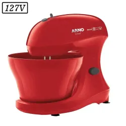 BATEDEIRA ARNO CHEF SM02 1 TIGELA 400W 5 VEL 127V VERMELHA