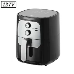 FRITADEIRA 5,5L GAABOR AIR FRYER VINTAGE AF-65M01AS 1400W 127V PRETO/P