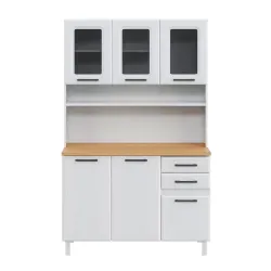 KIT TELASUL TRIPLO 2G 3P C/V LIZ C/TAMPO CARVALHO/BRANCO 821230-01