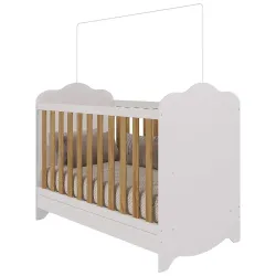 BERCO PEROBA PROVENCAL ACONCHEGO 3 EM 1 BRANCO BRILHO/AMENDOA