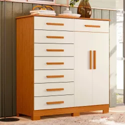 COMODA 8G 2P. ABRIR ALBATROZ NEW VERONA BRANCO