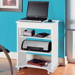 MESA P/NOTEBOOK ARTELY C/TAMPO PORTATIL BRANCO