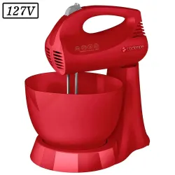 BATEDEIRA CADENCE BAT411 JOLIE COLORS 1 TIGELA 200W 3 VEL 127V VERMELH