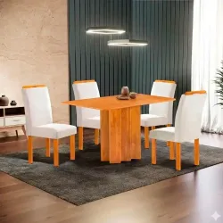 CJ MESA 4C CEL MOVEIS RECIFE RETANGULAR 120X80 TAMPO LONDRES S/VDO CAD