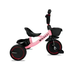 TRICICLO COLLI KIM C/ CESTINHA ROSA