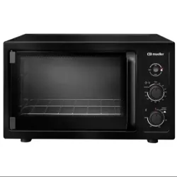 FORNO ELETRICO MUELLER MFB50B 50L 220V PRETO FOSCO