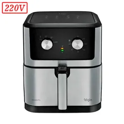 FRITADEIRA ELGIN CHROME FRY 8L 220V PRETO/INOX