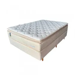 CJ BASE BOX/COLCHAO 138X188X69 PLUMATEX LINZ GEL MOLAS ENSACADAS