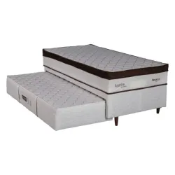 CJ BASE BOX/COLCHAO 88X188X68 DESIGN AGATA MOLAS ENSACADAS C/AUXILIAR