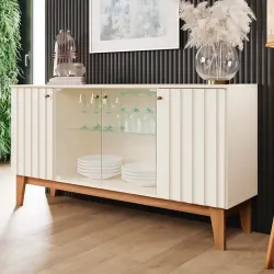 BUFFET HENN 4P EIFFEL OFF WHITE/NATURE