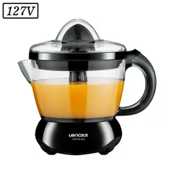 ESPREMEDOR DE FRUTAS LENOXX EASY BLACK 127V PRETO