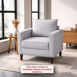 POLTRONA MALU CHANEL GRAFITE VELUDO