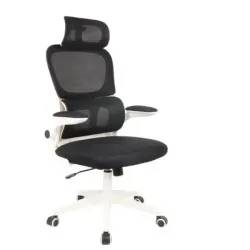 CADEIRA OFFICE MAXPRINT ARANTES PRETO/BRANCO