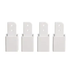 KIT TCIL PES C/4 PLASTICO C/ REGULAGEM BRANCO