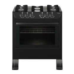 FOGAO 5B BRASLAR CARINA FRONT MESA VIDRO BLACK