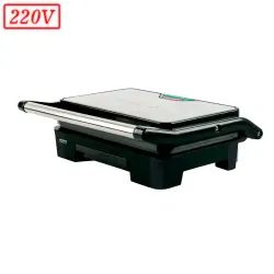 SANDUICHEIRA GRILL MALLORY ASTERIA COMPACT 900W 220V INOX/PRETA