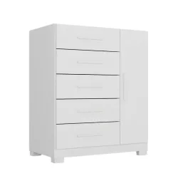 COMODA 5G 1P. ABRIR RODIAL CORAIS C/PES BRANCO 11CO1524A2026