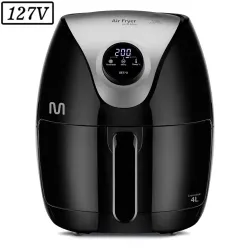 FRITADEIRA MULTILASER AIR FRYER DIGITAL 4L GO205 1500W 127V PRETA