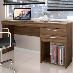 ESCRIVANINHA NOTAVEL MESA OFFICE 2G NOGAL TREND