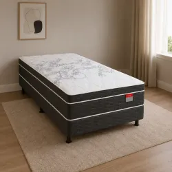 CAMA BOX  88X188X52 RECONFLEX CHARM MOLAS ENSACADAS
