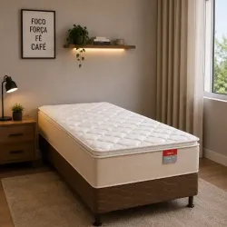 CAMA BOX D28 88X188X52 RECONFLEX DOUBLE C/PILLOW
