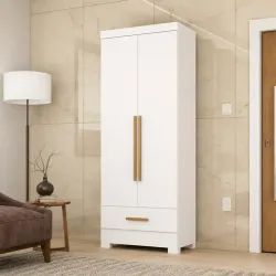 ROUPEIRO 2P. ABRIR 1G RODIAL SMART PLUS BRANCO/FOSCO 11GR2123S