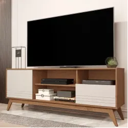 RACK GIGA KAIRO WOOD FREIJO/OFF WHITE