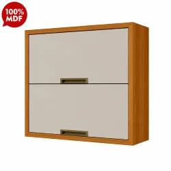 ARMARIO NESHER 2P ABRIR BASCULANTE IMPERATRIZ 80CM FREIJO / OFF WHITE