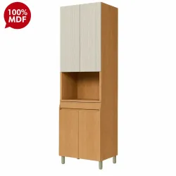 PANELEIRO NESHER 4P 1G SIMONE MENDES 70CM CARVALHO/GREIGE 500959