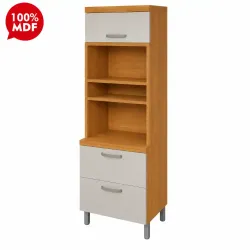 PANELEIRO NESHER TORRE QUENTE 2P 1G PRINCESA FREIJO/OFF WHITE 500355